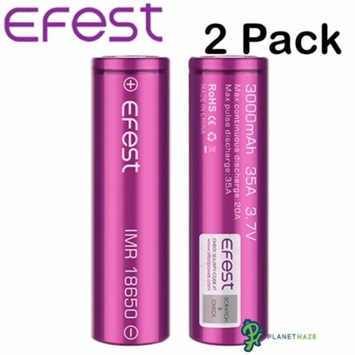 Efest IMR 18650 3000mAh 35a Batteries Efest IMR 18650 3000mAh 35a Batteries