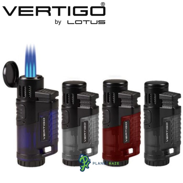 Lotus Vertigo Hawk Triple Flame Butane Torch Lighter