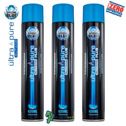 Ultra Pure Plus Special Blue 420ml Butane 3Pack Ultra Pure Plus Special Blue 420ml Butane 3Pack