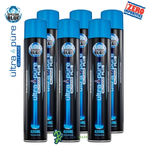 Ultra Pure Plus Special Blue 420ml Butane 6Pack Ultra Pure Plus Special Blue 420ml Butane 6Pack