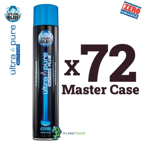 Ultra Pure Plus Special Blue 420ml Butane 72Master Case Ultra Pure Plus Special Blue 420ml Butane 72Master Case